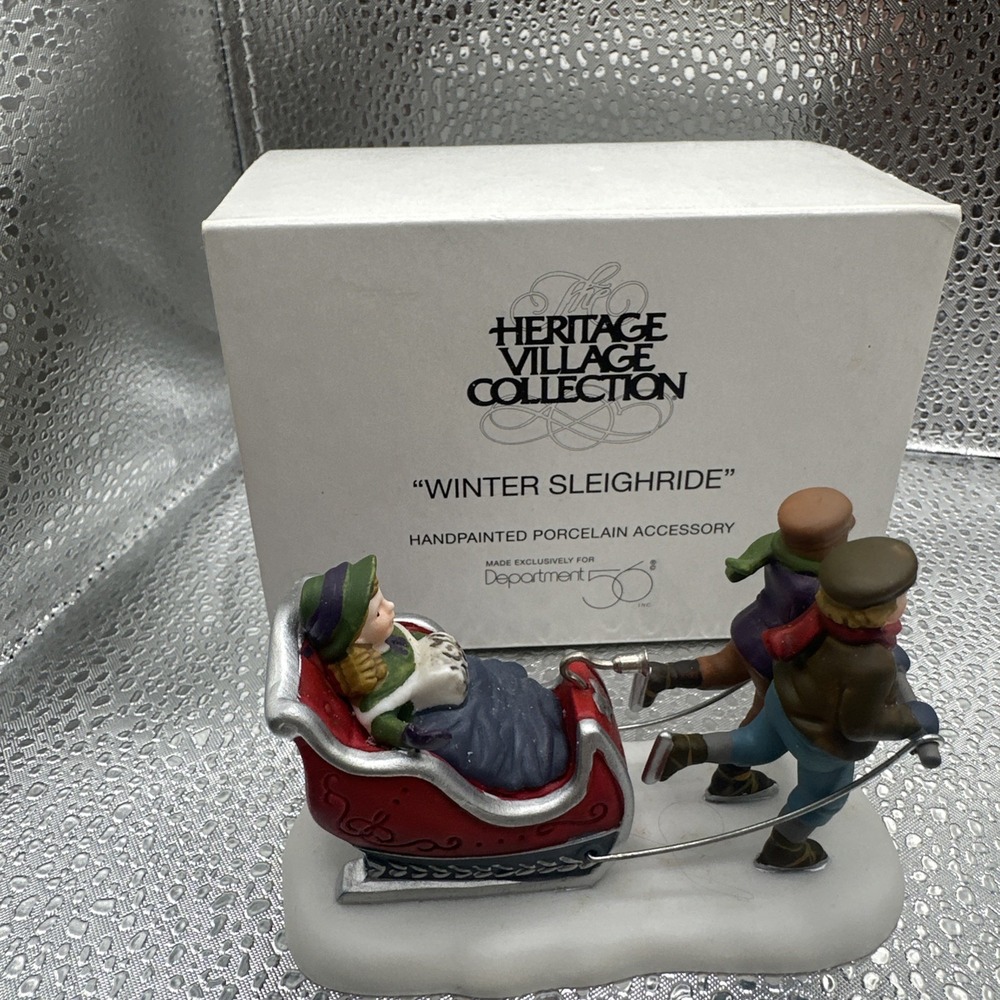 Department 56 - Winter Sleighride‎ - Heritage Collection Sleigh Ride 5825-4